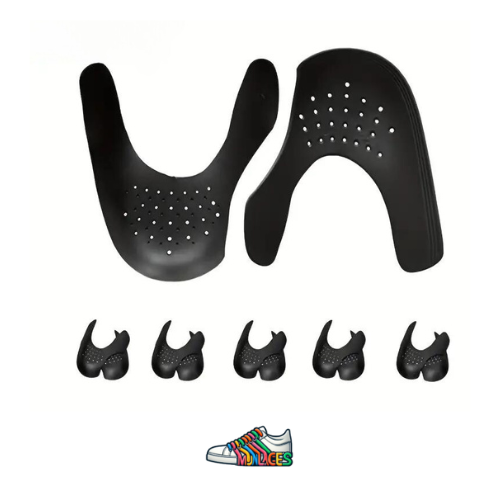 6 Protecteurs De Plis De Chaussures noir - Vue principale