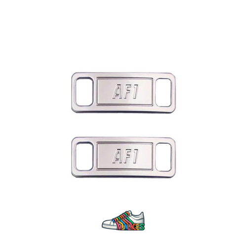 Boucles de Lacets Argentées AF1