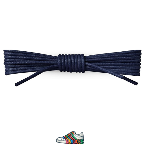 Des lacets ronds et fins Bleu marine - Vue principale