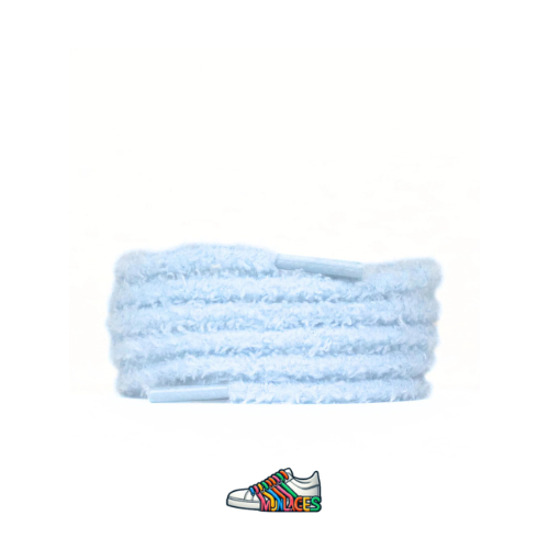 lacet peluche Bleu ciel