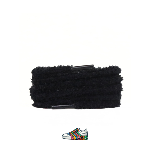 Lacet peluche Noir