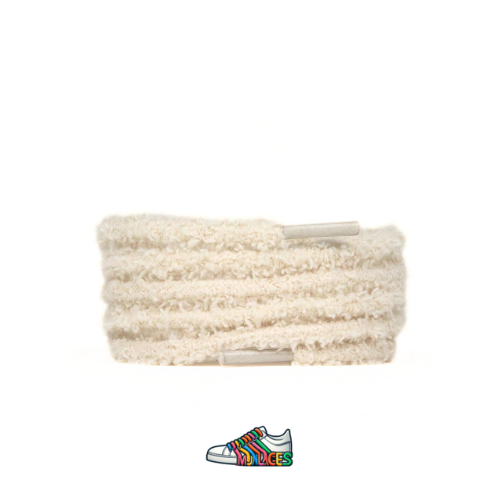 Lacet peluche rond Beige - Vue principale