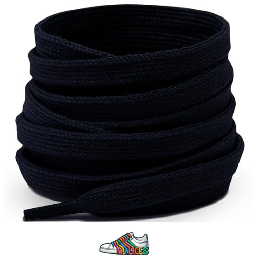 Lacet plat Bleu nuit