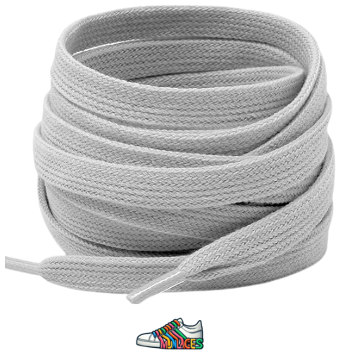 Lacet Plat gris souris