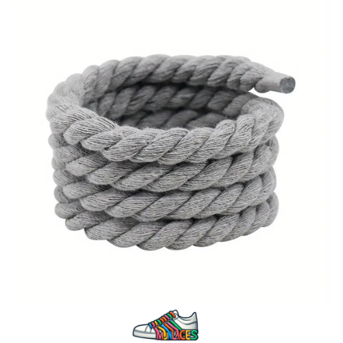 Lacets corde air force 1 gris - Vue principale