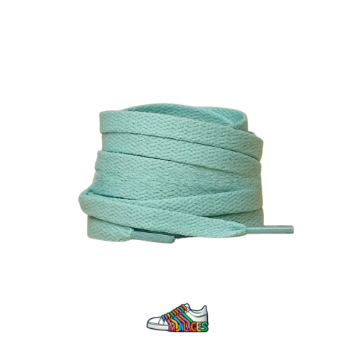 Lacets de sport vert menthé