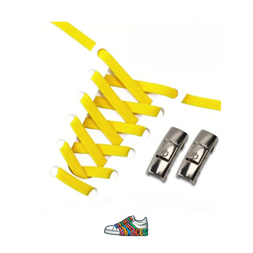 lacets élastiques jaune - Vue principale