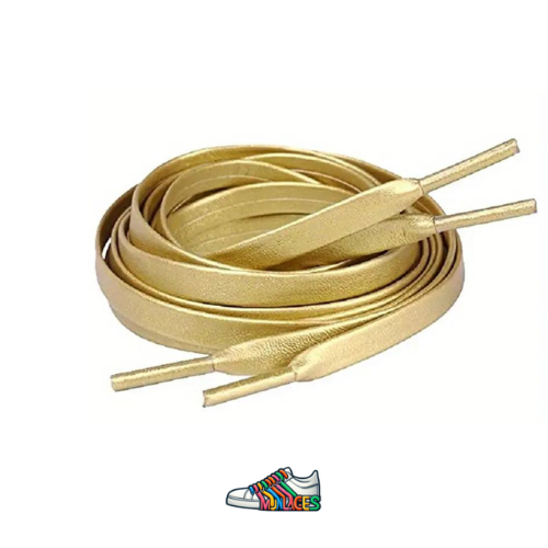 Lacets En Cuir doré - Vue principale