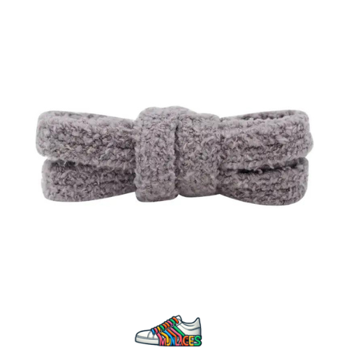 Lacets En Peluche gris - Vue principale