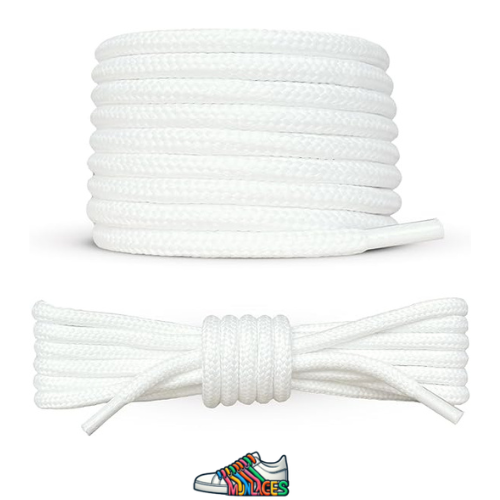 Lacets ronds & epais Blanc Polaire - Vue principale