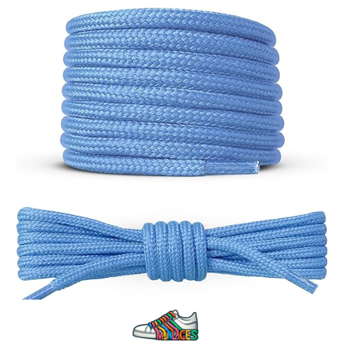 Lacets ronds & épais Bleu