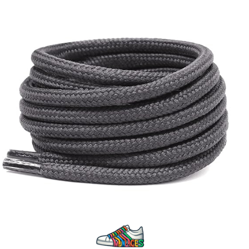 Lacets ronds & épais Gris