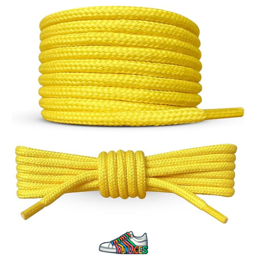Lacets ronds & épais Jaune
