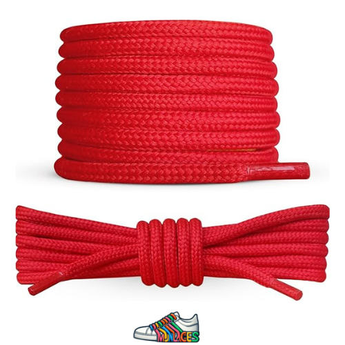 Lacets ronds & épais Rouge