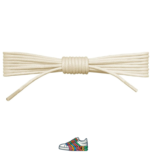 Lacets Ronds et Fins Crème