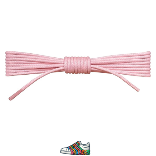 Lacets ronds et fins Rose