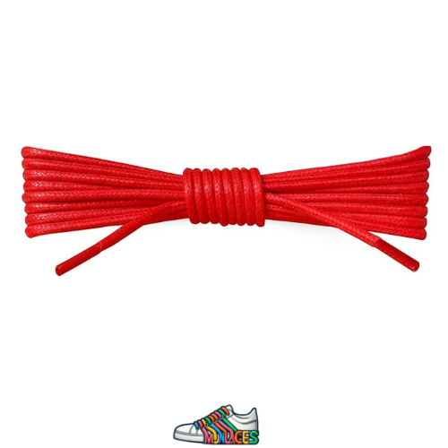 Lacets Ronds et Fins Rouge - Vue principale