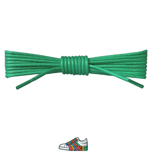 Lacets Ronds et Fins Vert - Vue principale